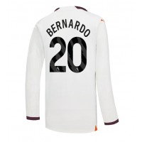 Manchester City Bernardo Silva #20 Vonkajší futbalový dres 2023-24 Dlhy Rukáv